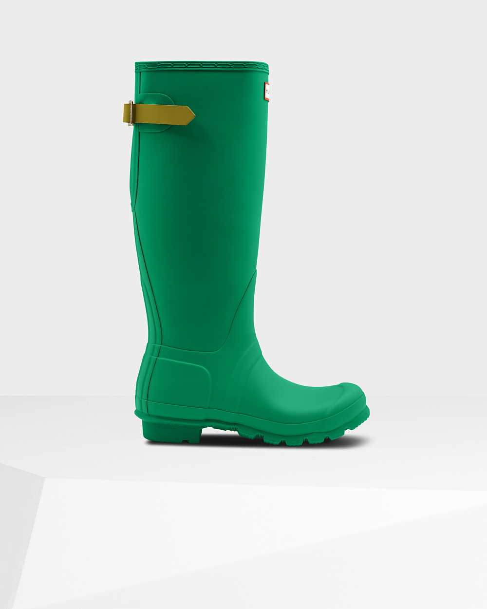 Hunter Women's Original Tall Back Adjustable Tall Wellington Boots Green,KSNA13427